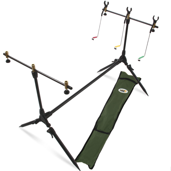 NGT Carp Rod Pod Complete with case and monitors