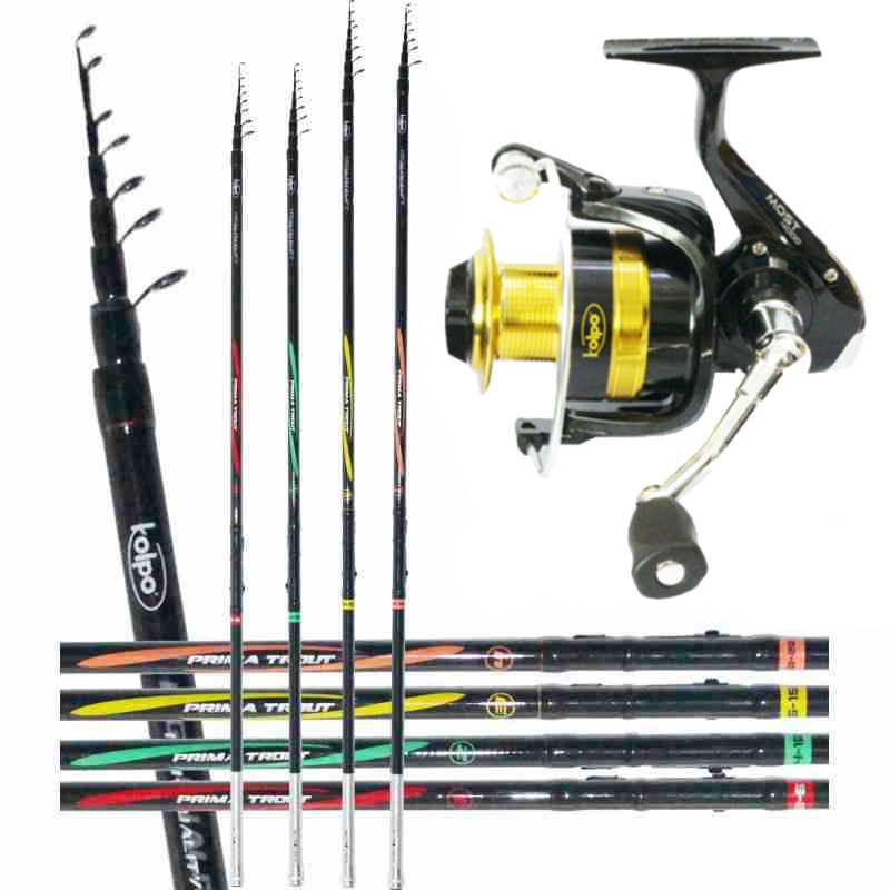 Kolpo Combo Fishing Trout Lake Top Quality Reed and Reel