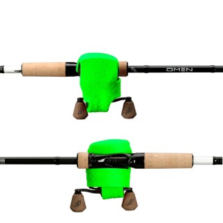 13 Fishing SC-C2-TX 13 Skull Cap Cast Reel Cover TX Green